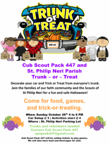 2025 trunk or treat