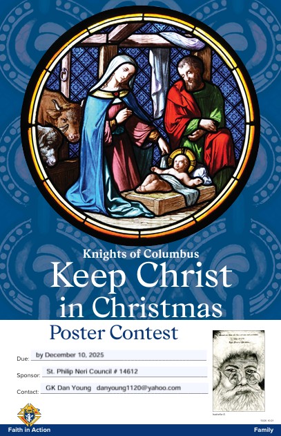 KOC - Keep Christ in Christmas Due Date Poster